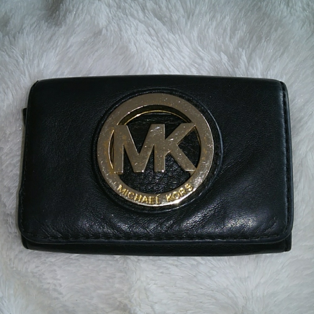 MK Small Leather Wallet